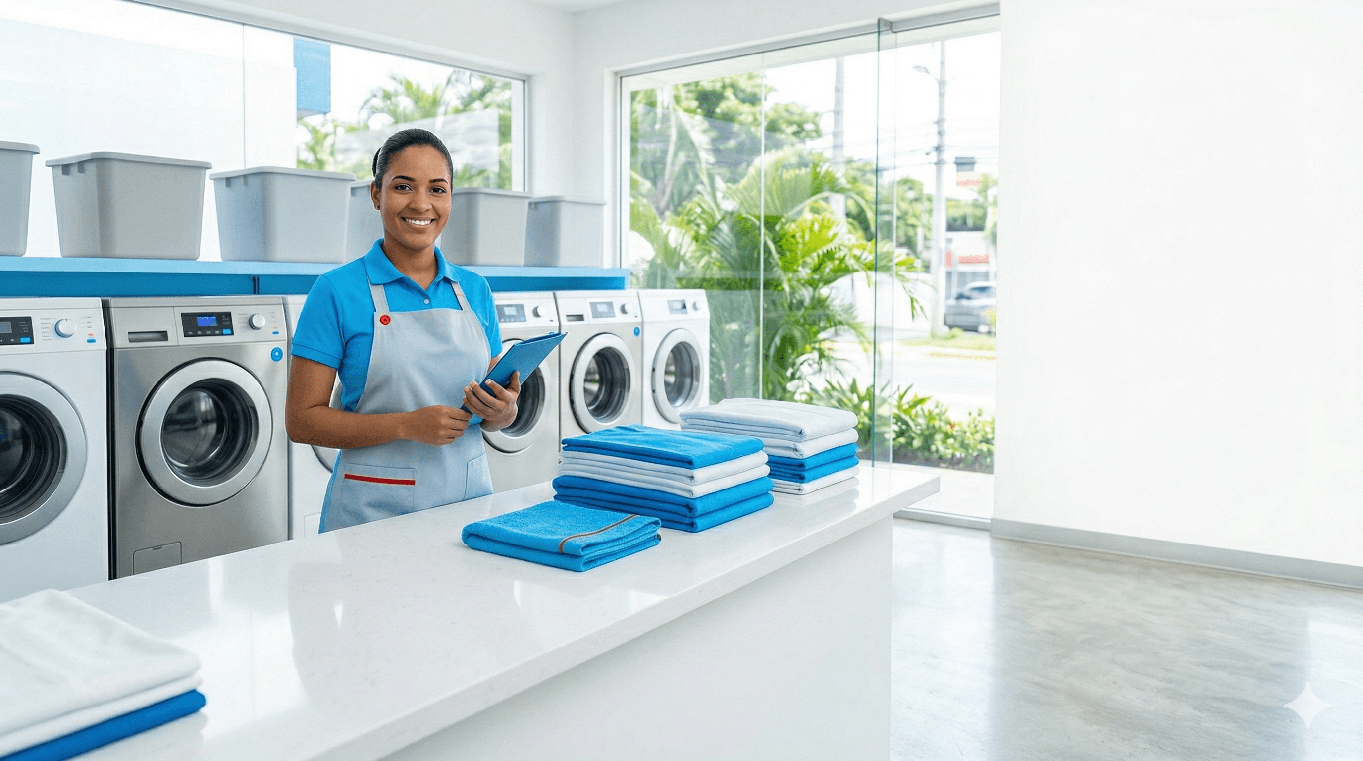 Lavandería y cuidado de prendas en Blue Cleaner, Santo Domingo