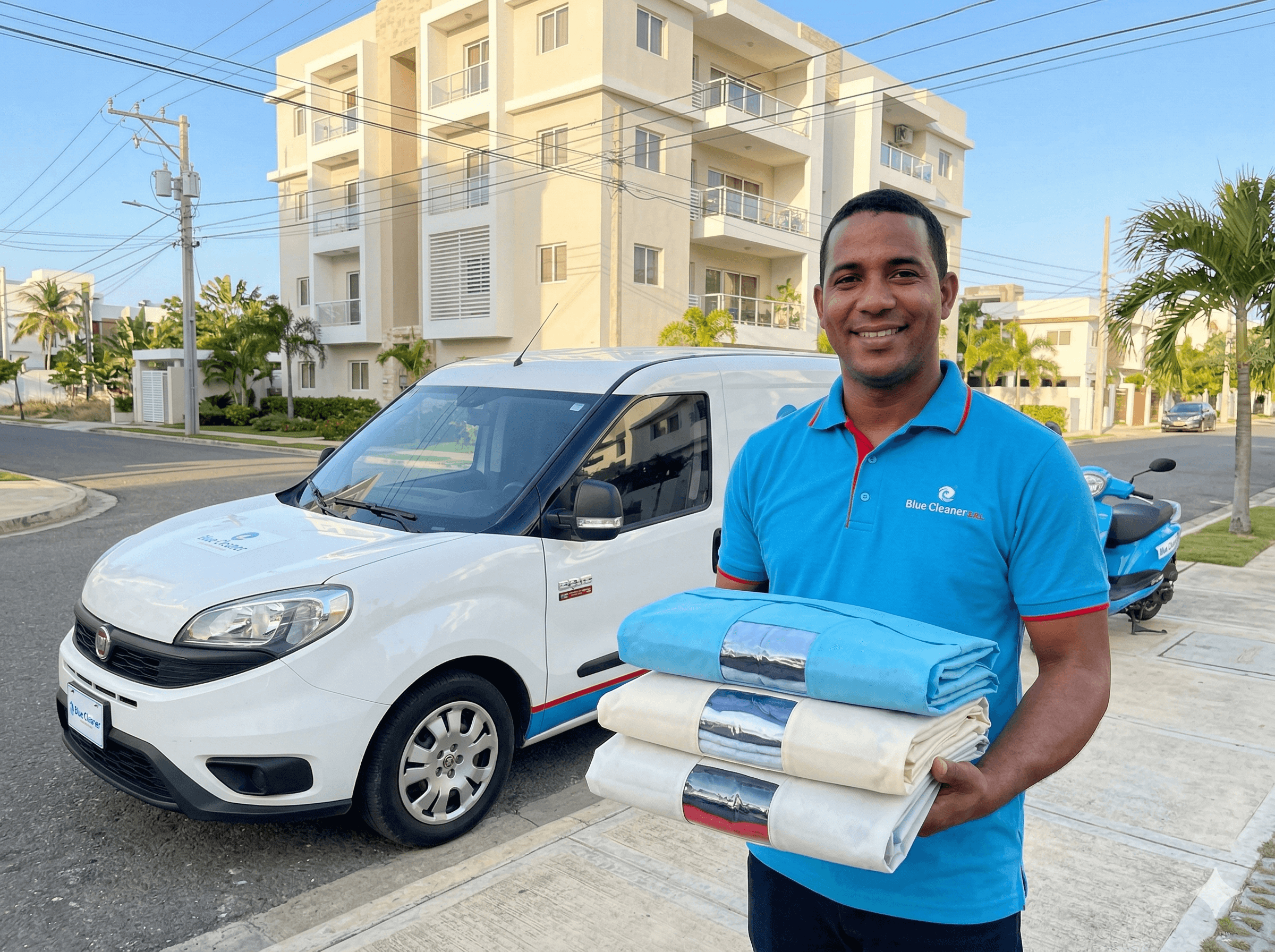 Recogida y entrega — Blue Cleaner
